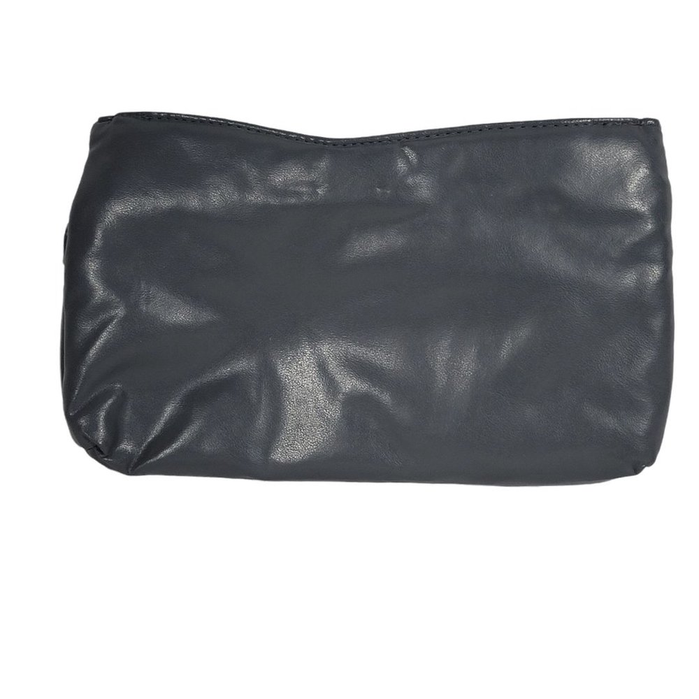 Vegan Leather Grey Clutch - Picture 2 of 6